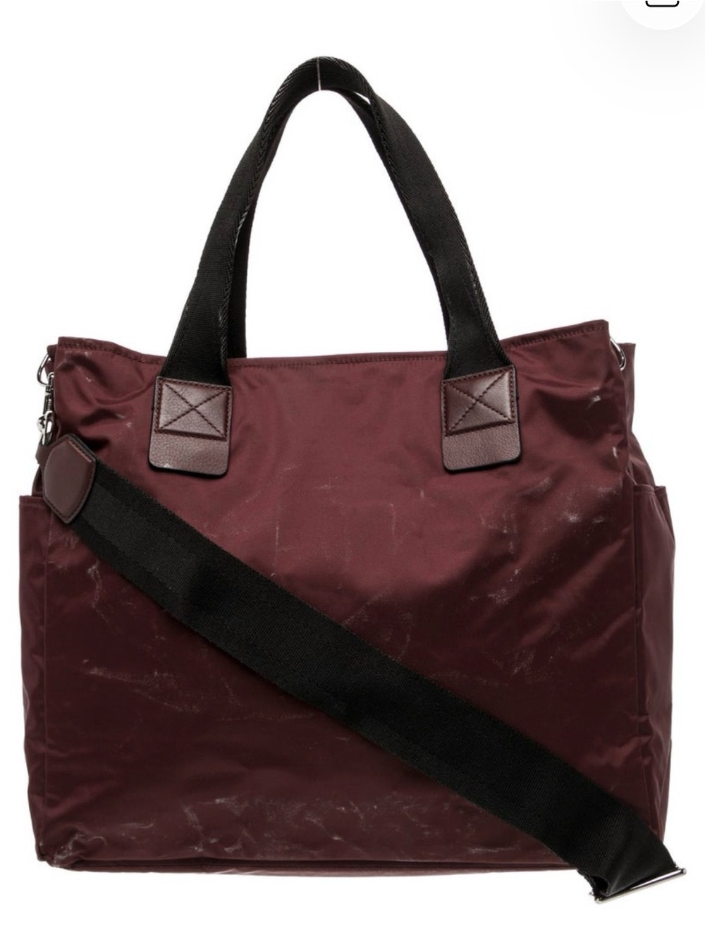 Authentic Marc Jacobs Women's Burgundy Nylon Tote Bag - Picture 4 of 6